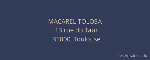 MACAREL TOLOSA