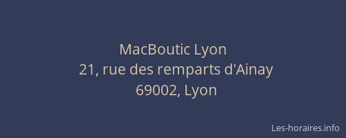 MacBoutic Lyon