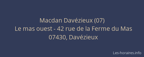 Macdan Davézieux (07)