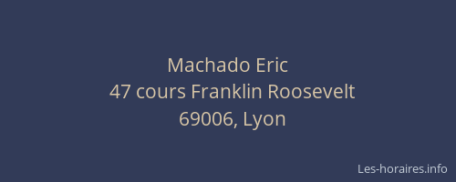 Machado Eric