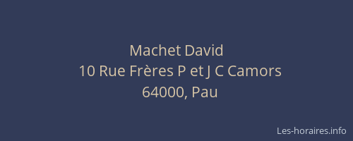 Machet David