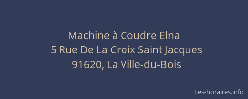Machine à Coudre Elna