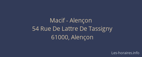 Macif - Alençon