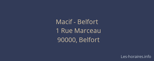 Macif - Belfort