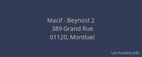 Macif - Beynost 2