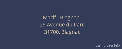 Macif - Blagnac