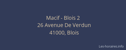 Macif - Blois 2