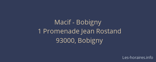 Macif - Bobigny