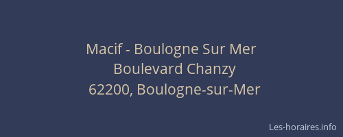 Macif - Boulogne Sur Mer