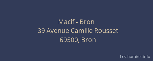 Macif - Bron
