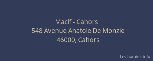Macif - Cahors