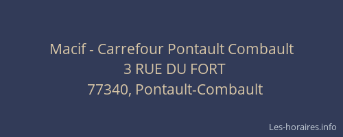 Macif - Carrefour Pontault Combault