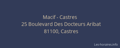 Macif - Castres