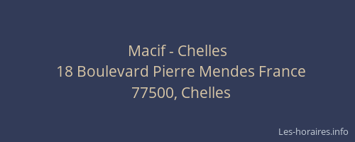 Macif - Chelles