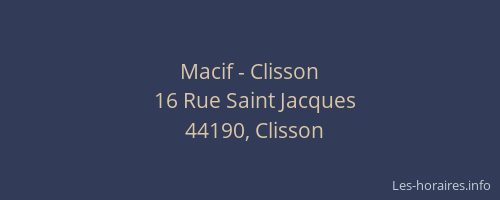 Macif - Clisson