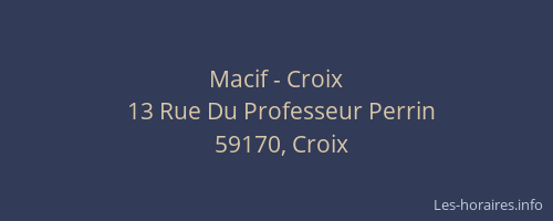 Macif - Croix