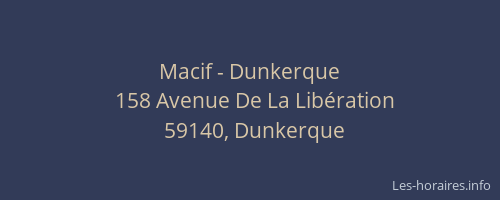 Macif - Dunkerque