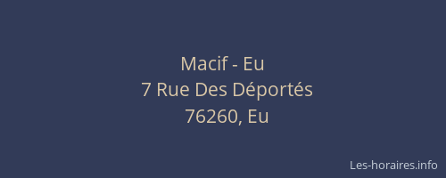 Macif - Eu