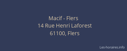 Macif - Flers