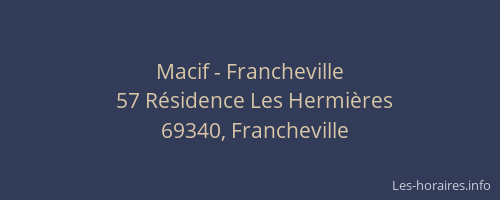 Macif - Francheville