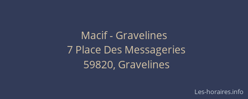 Macif - Gravelines