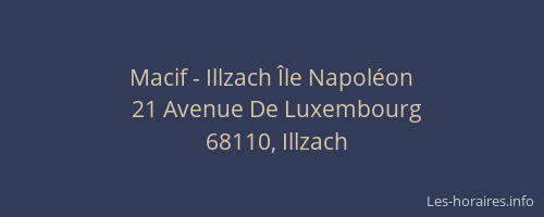 Macif - Illzach &Icirc;le Napol&eacute;on