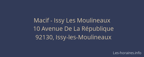 Macif - Issy Les Moulineaux