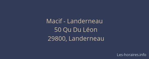 Macif - Landerneau