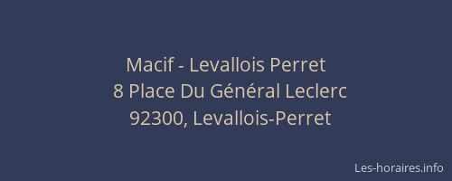 Macif - Levallois Perret