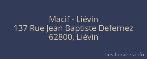 Macif - Liévin
