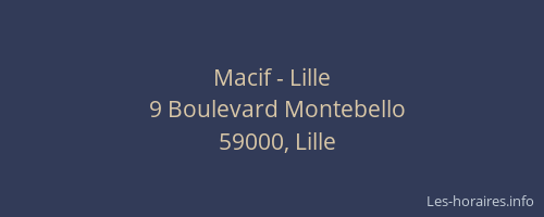 Macif - Lille