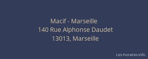 Macif - Marseille