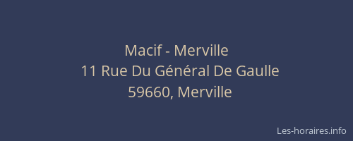 Macif - Merville