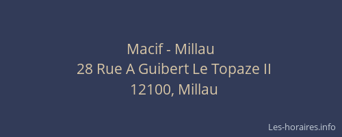 Macif - Millau