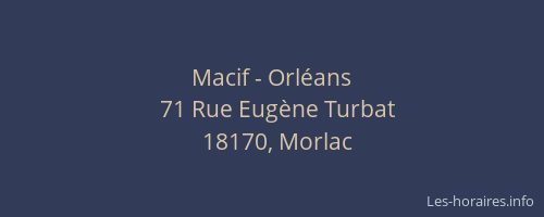 Macif - Orléans