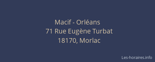 Macif - Orl&eacute;ans