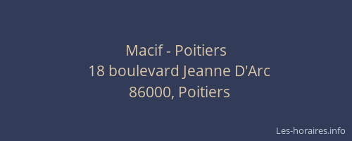Macif - Poitiers