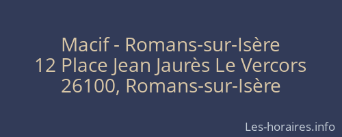 Macif - Romans-sur-Isère