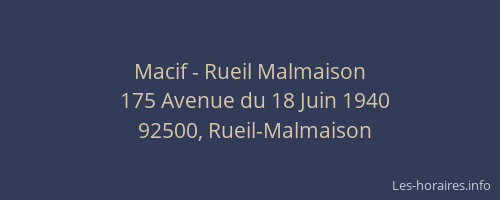 Macif - Rueil Malmaison