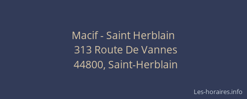 Macif - Saint Herblain