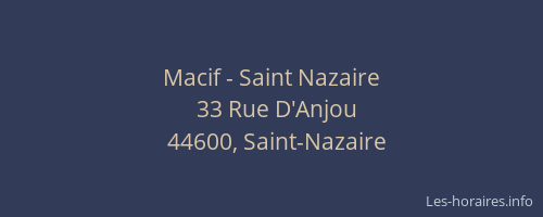 Macif - Saint Nazaire