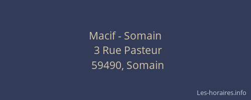 Macif - Somain
