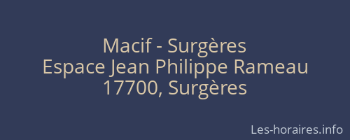 Macif - Surgères