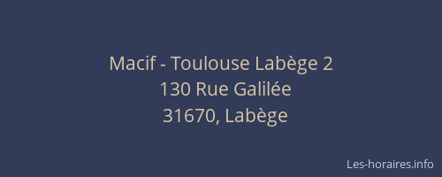 Macif - Toulouse Labège 2