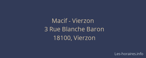 Macif - Vierzon
