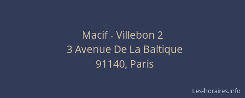 Macif - Villebon 2