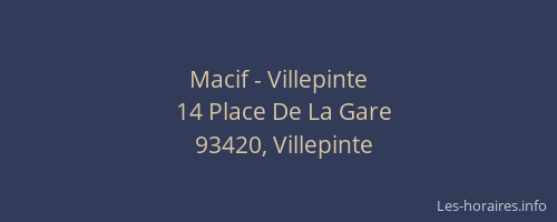 Macif - Villepinte