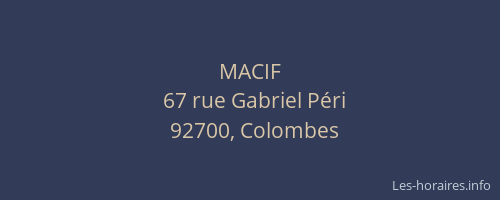 MACIF