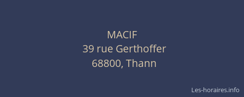 MACIF