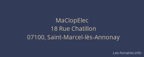 MaClopElec